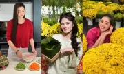 Hoa hậu Việt bận rộn đón Tết: Ý Nhi dọn nhà, Đỗ Thị Hà nấu cỗ, Khánh Vân mua hoa