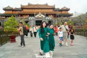 Đại Nội Huế thu hút đông đảo du khách ngày mùng 1 Tết Bính Ngọ 2026