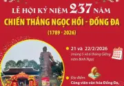 Lễ hội kỷ niệm 237 năm Chiến thắng Ngọc Hồi - Đống Đa tại Hà Nội