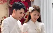 Lễ ăn hỏi ấm cúng của cầu thủ Phạm Đức Huy và MC Huyền Trang tại Hà Nội