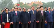 Lãnh đạo Đảng, Nhà nước viếng Chủ tịch Hồ Chí Minh nhân dịp Tết Nguyên đán