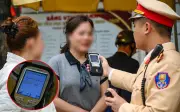 Nữ tài xế vi phạm nồng độ cồn nặng ngày đầu làm việc sau Tết tại Hà Nội