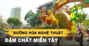 Đường Hoa Nghệ Thuật Cần Thơ Rực Rỡ Đón Tết Bính Ngọ 2026 Với Chủ Đề 'Tết Sum Vầy'