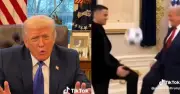 Ông Trump gửi thông điệp đặc biệt tới Ronaldo trên TikTok bằng video AI