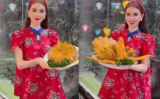 Người đẹp Ngọc Loan gây sốt khi thực hiện 2 món ăn đậm đà hương vị cung đình