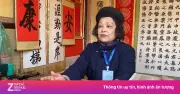 Người Phụ Nữ Duy Nhất Viết Thư Pháp Tại Hội Chữ Xuân Bính Ngọ 2026
