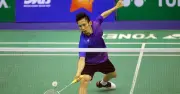 Nguyễn Tiến Minh, 43 tuổi, thắng ấn tượng tại giải cầu lông quốc tế Singapore