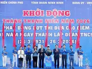 Ninh Bình khởi động Tháng Thanh niên 2026 với nhiều hoạt động ý nghĩa