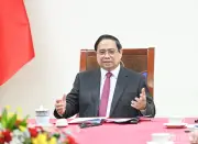 Thủ tướng Phạm Minh Chính và Singapore thúc đẩy hợp tác VSIP, tài chính và năng lượng sạch