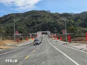 Quảng Ngãi thông xe kỹ thuật vượt tiến độ cầu 165 bắc qua sông Pô Kô