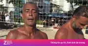 Romario 60 tuổi gây sốt với thân hình săn chắc khi thi đấu foot-volley trên bãi biển