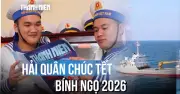 Từ nhà giàn Tư Chính, Trường Sa, lính hải quân gửi lời chúc Tết cả nước