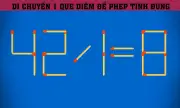 Thử Thách Que Diêm: Người IQ Cao Giải Trong 5 Giây, Bạn Có Làm Được?