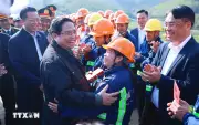 Thủ tướng kiểm tra tiến độ các dự án giao thông trọng điểm tại Lạng Sơn, Cao Bằng