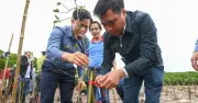 Thứ trưởng Nguyễn Quốc Trị cùng Panasonic trồng 9.000 cây tại Khu bảo tồn Thái Thụy