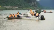 Thuyền chở 7 người chìm trên sông Gianh ngày mùng 3 Tết: 2 người tử vong, 2 người mất tích