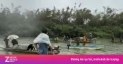 Thuyền lật trên sông Gianh ở Quảng Trị, nhiều người gặp nạn và mất tích