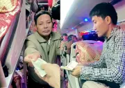 Tài xế và hành khách chung tay giúp công nhân mất ví 15 triệu trên đường về quê ăn Tết