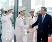 Tổng Bí thư Tô Lâm thăm, chúc Tết Cục An ninh điều tra Bộ Công an