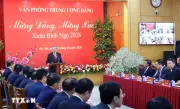 Tổng Bí thư Tô Lâm thăm, chúc Tết cán bộ, công chức, viên chức Văn phòng Trung ương Đảng