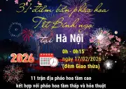 TP.HCM bắn pháo hoa tại 17 điểm đón Tết Nguyên đán Bính Ngọ