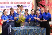 Trạm Ra Đa 18 Tổ Chức Chương Trình Xuân Canh Trời, Tăng Cường Tình Quân Dân
