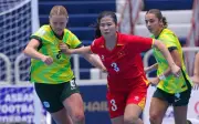 Tuyển futsal nữ Việt Nam thất bại bất ngờ trước Úc tại giải Đông Nam Á 2026