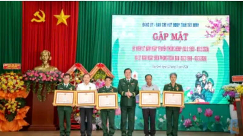 13 Cán Bộ Biên Phòng Tây Ninh Được Tặng Huân Chương Bảo Vệ Tổ Quốc