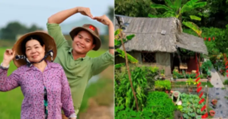 19 năm gọi bác dâu là mẹ, chàng trai Tây Ninh xây nhà lá và vườn xanh bên người mẹ thứ hai