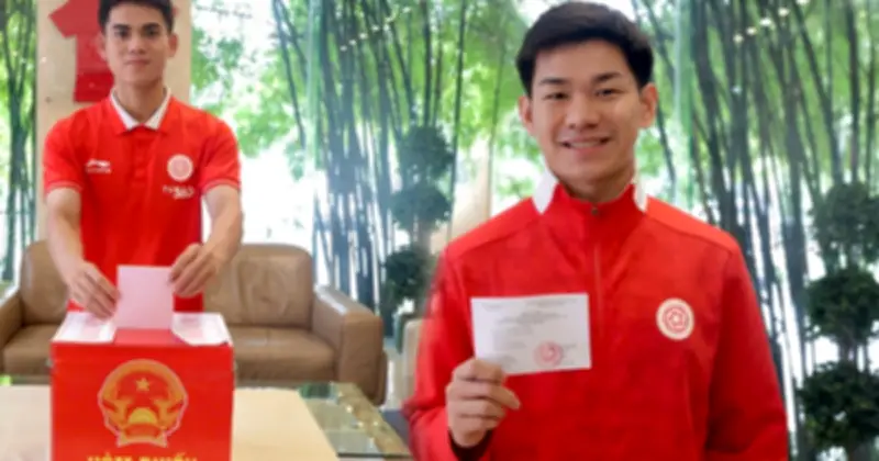 45 Cầu Thủ Thể Công Viettel Hào Hứng Tham Gia Bầu Cử Quốc Hội Khóa XVI