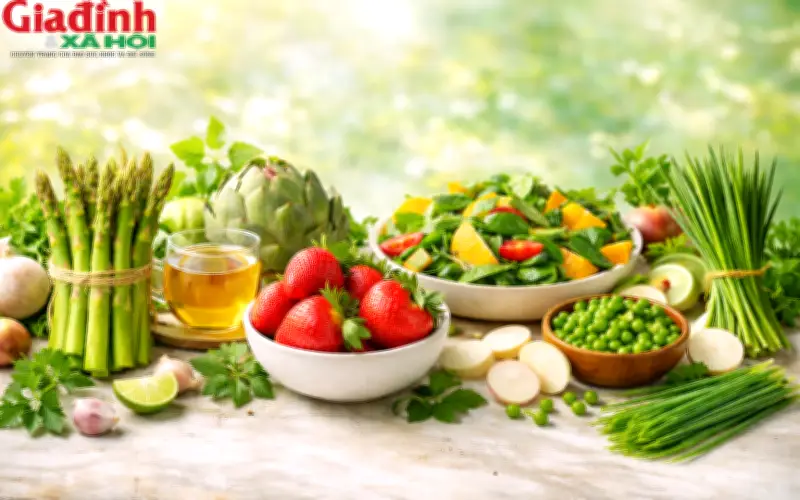 7 Siêu Thực Phẩm Mùa Xuân: Thanh Lọc Cơ Thể, Làm Đẹp Da Và Tăng Đề Kháng