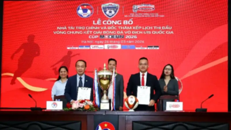 Acecook Việt Nam Tài Trợ Giải U15 Quốc Gia, Bốc Thăm Chia Bảng Hấp Dẫn