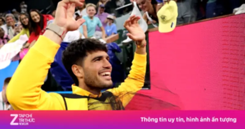 Alcaraz Hóa Thân Thành Chú Ong, Tái Hiện Kỷ Niệm Hy Hữu Tại Indian Wells