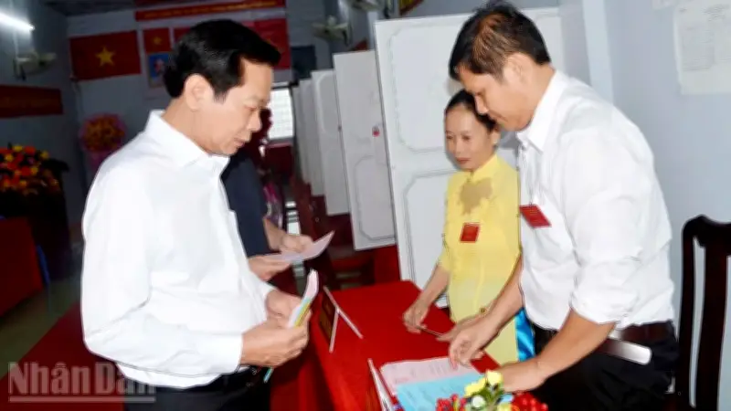 An Giang: Ngày Hội Toàn Dân Bầu Cử Diễn Ra Náo Nức Và Trang Trọng