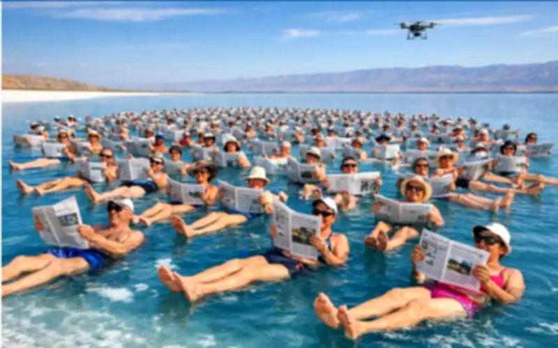 Argentina lập kỷ lục Guinness mới với hơn 1.942 người cùng nổi trên hồ nước mặn