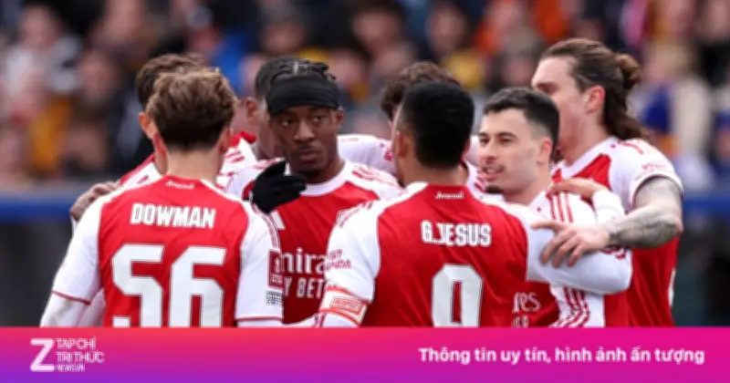 Arsenal chật vật vượt qua Mansfield, giấc mơ 'ăn 4' vẫn còn nguyên vẹn