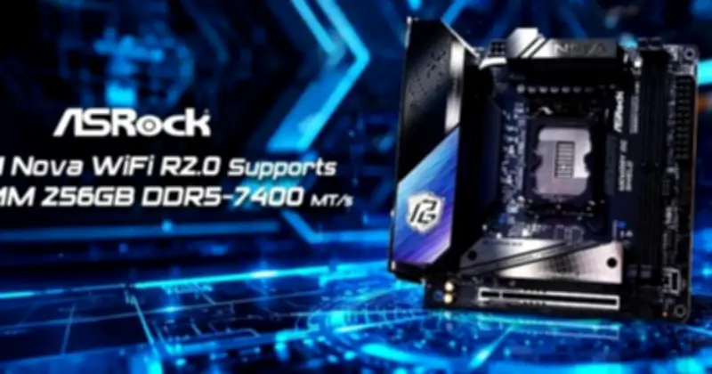 ASRock Gây Ấn Tượng Với RAM DDR5 256 GB Tốc Độ 7400 MT/s Trên Bo Mạch Chủ Mini