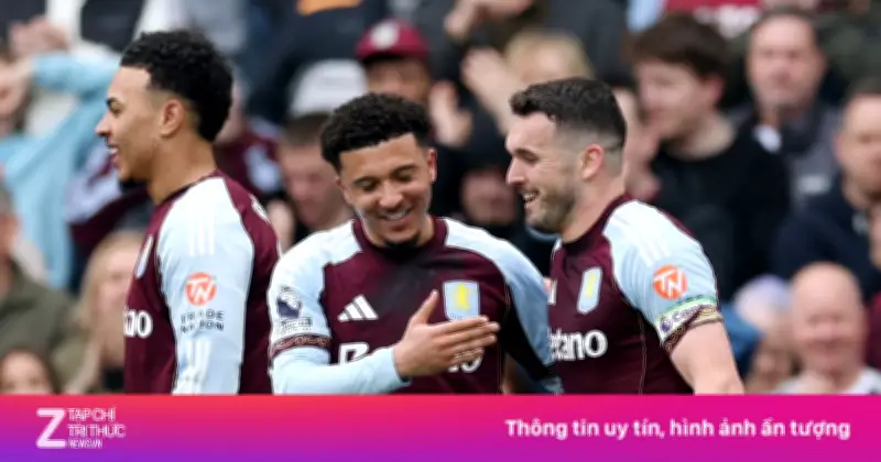 Aston Villa Thắng Tưng Bừng 2-0 Trước West Ham, Tiếp Tục Cuộc Đua Top 4