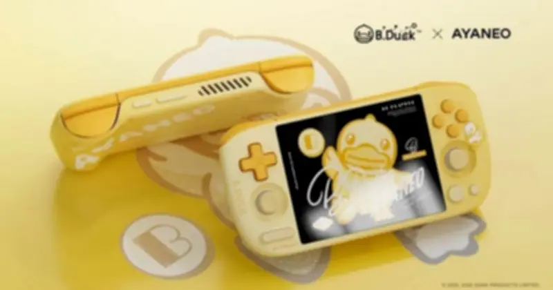 Ayaneo ra mắt Pocket Air Mini phiên bản B.Duck giới hạn, thiết kế vịt vàng độc đáo