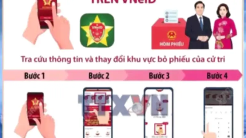 Bộ Công An Tích Hợp Tiện Ích Tra Cứu Bầu Cử Trên Ứng Dụng VneID