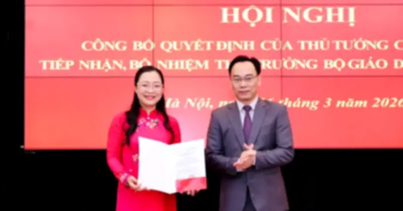 Bộ GD-ĐT Bổ Nhiệm Tân Thứ Trưởng Nguyễn Thị Quyên Thanh Phụ Trách Giáo Dục Mầm Non