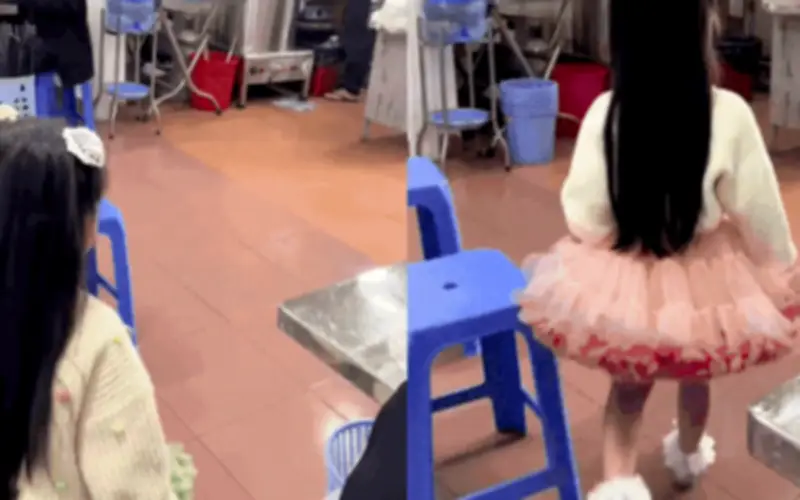 Bé gái 4 tuổi Đà Lạt gây sốt mạng với phong cách thời trang 'đỉnh cao' mỗi sáng đi học