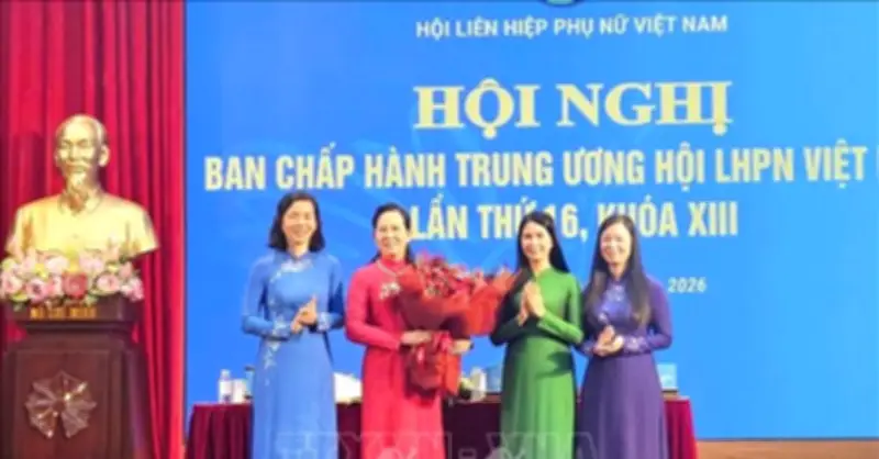 Bà Lê Thị Thủy tái đắc cử Chủ tịch Hội Liên hiệp Phụ nữ Việt Nam