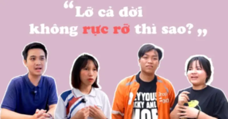 Bí mật Gen Z: Lo cả đời không rực rỡ thì sao?