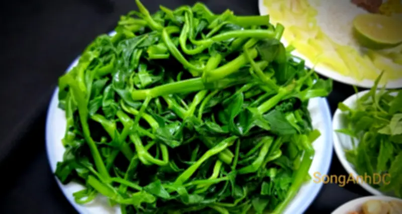 Bí quyết luộc rau muống xanh giòn trong 2-3 phút, không bị thâm đen