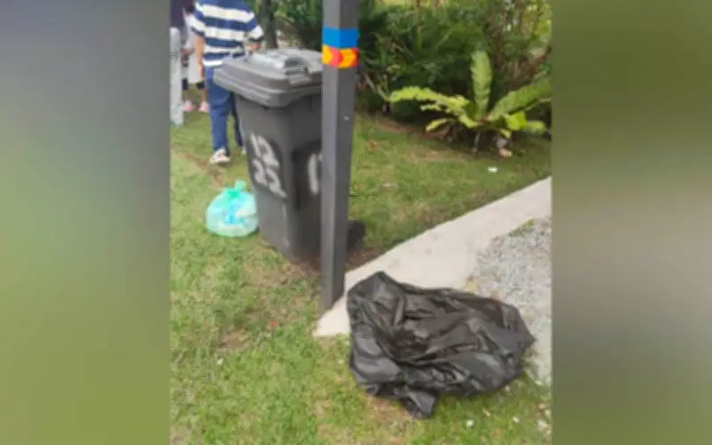 Bé sơ sinh bị bỏ rơi trong thùng rác ở Kuala Lumpur, Malaysia