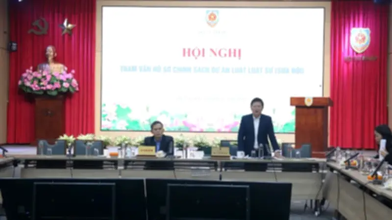 Bộ Tư pháp tham vấn sửa đổi Luật Luật sư, tập trung vào 3 nhóm chính sách lớn