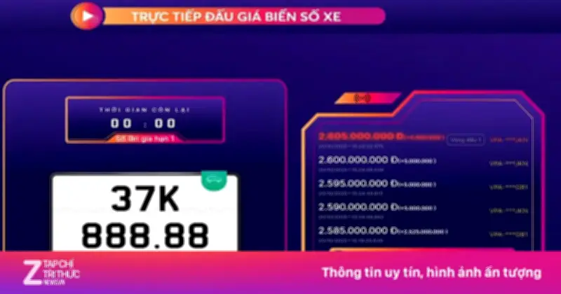 Bộ Tài chính đề xuất thuế 5% với chuyển nhượng biển số đấu giá và 0,1% với tài sản số