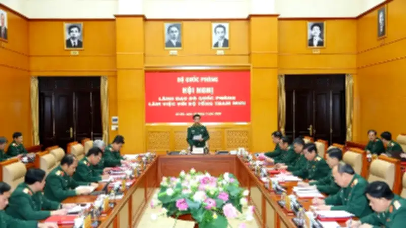 Bộ Tổng Tham mưu Quân đội nhân dân Việt Nam tổng kết năm 2025, triển khai nhiệm vụ 2026