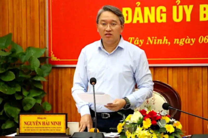 Bộ trưởng Tư pháp Nguyễn Hải Ninh làm việc tại Tây Ninh, đánh giá cao kết quả tư pháp và thi hành án